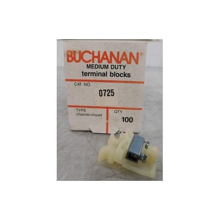 Buchanan Terminal Blocks 100PK 0725