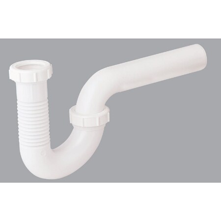 Do It Best 1-1/2'' 1-1/4'' Wht Plastic Flexible P-Trap DIB812-40