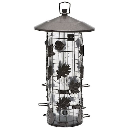 Perky-Pet Wild Bird Feeder, Metal, Rustic Brown, Hanging 337
