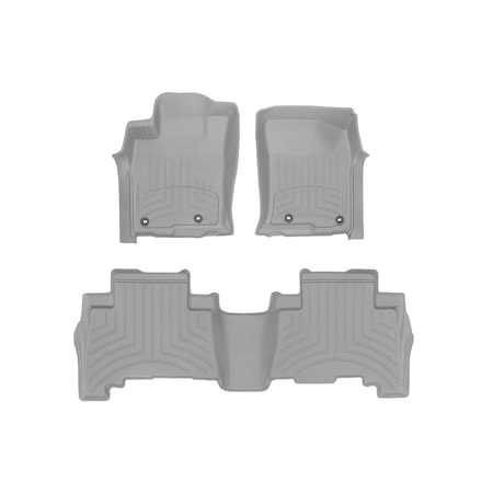 Weathertech Grey, Front and Rear FloorLiner HP 464931IM-462862IM