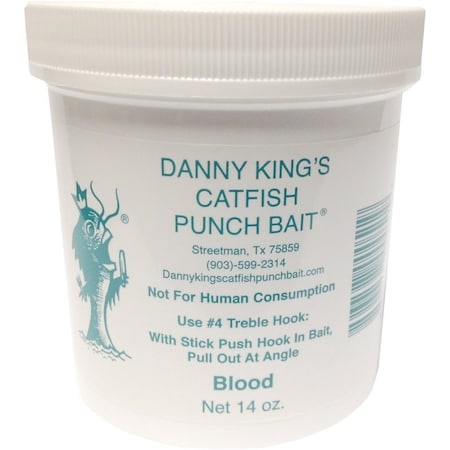 Danny Kings Danny King's Catfish Punch Bait Fishing Scent, Blood, 14 oz 51
