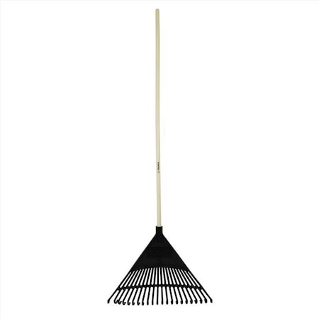 Truper Poly Poly Rake, 22 Tines, 61 in L Wood Handle EP-22-ACE