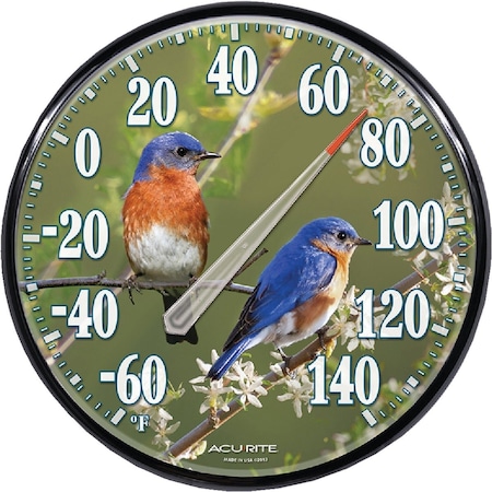 Acurite 12 Fahrenheit -60 To 140 Outdoor Wall Thermometer 01598A3