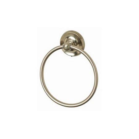 Homewerks Home Point Round Towel Ring, Nickel 231176