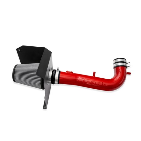 Hps Performance Air Intake Kit with Heat Shield, Red, 827-603R