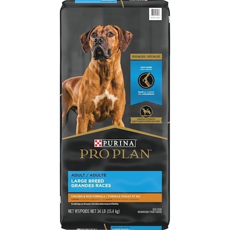Purina Pro Plan 34 Lb. Chicken Flavor Adult Large Breed Dry Dog Food 381473