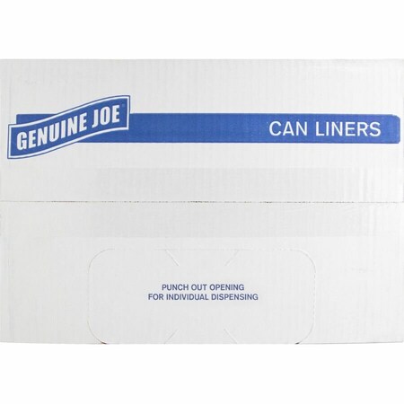Genuine Joe Trash Bags, 1.5 mm, 50 PK GJO01534