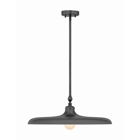 Z-Lite Camden Modern Bronze 1 Light Pendant 2308P24-MBZ