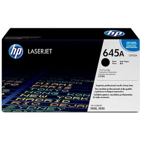 Hp 645A (C9730A) Black Original LaserJet Toner Cartridge (13,000 Yield) C9730A