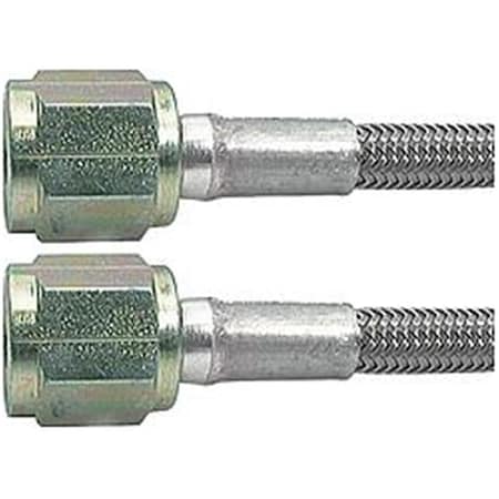 Allstar Performance 48 in. No. 3 Braided Steel Lines with Two -4 Stright Ends ALL46310-48