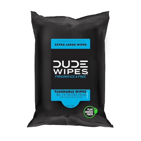 Dude Wipes White Flushable Wipes 18 ct 1 pk DW-FP-18