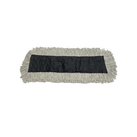 Bsl Slip-On Cut-End Synthetic Blend Industrial / Commercial Grade Dust Mop, 5in x 18in - 1 Pack 5593-1