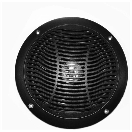 Pqn Audio 6 in. Dual Cone RV Speaker, Black - Set of 2 P6T-RV6104BK