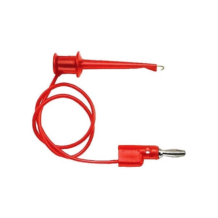 Pomona Electronics Banana Plug Patch Cord, 36", Red, 300V 3782-36-2