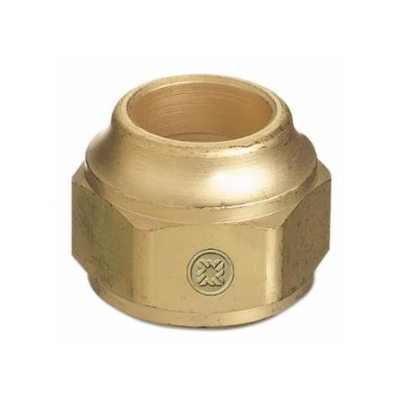 Western Enterprises Torch Tip Nut Replacements, Brass, 7/8 in - 20, Hex, Female 312-TN2-2