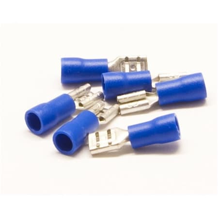 Doomsday 14 - 16 Gauge Blue Female Quick Disconnect, 100PK DO590040