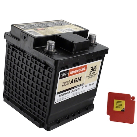 Motorcraft Vehicle Battery,  BAGMH3