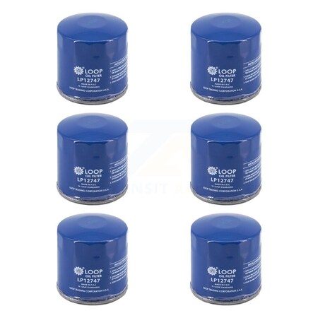 Loop Engine Oil Filter  For GMC Chevrolet Sierra 2500 HD Silverado 3500 4500 5500 6500, PK6 KLO-100303