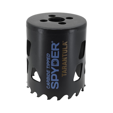 Spyder RCE Hole Saw, Tarantula, Metal Cutting Carbide, 2-1/4' 600907CF