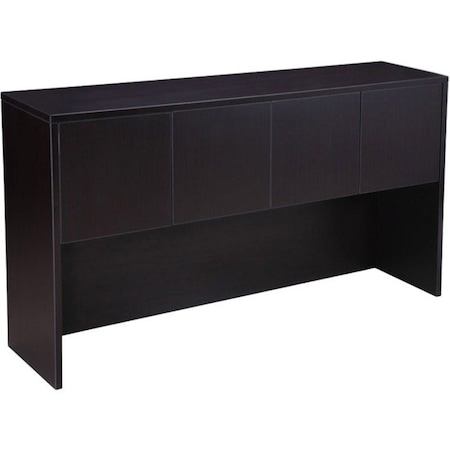 Boss Door Hutch, Four, 66", Mocha, 15 in D X 36 in H, 66 in W X Wood N140-MOC