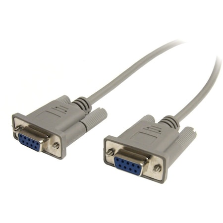 Startech.Com 25ft Cross Wired Serial Null Modem Cable SCNM9FF25