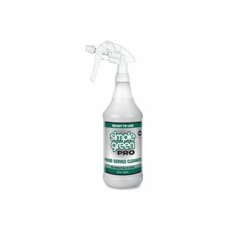 Simple Green Pro Food Service Cleaner, 32 oz, Spray Bottle, 12PK 676-0610101201032