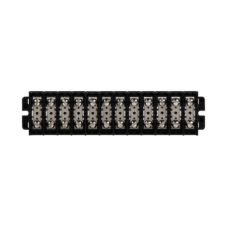 Eaton Bussmann BarrierTerminalStrip, 60A, 6AWGMax, 600V KUX12-WWCMT