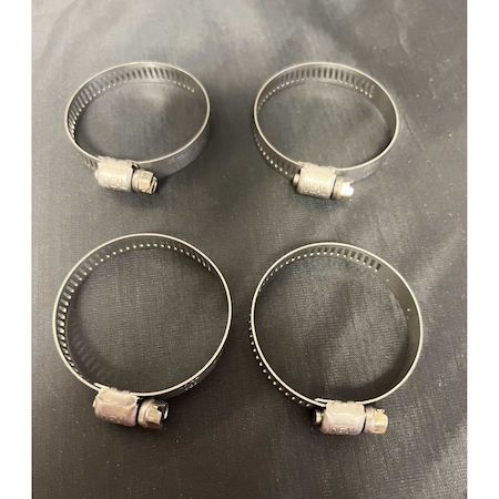 Helix Racing Products Stainless Worm Drive Clamps 19-44mm, 4PK 114-6420