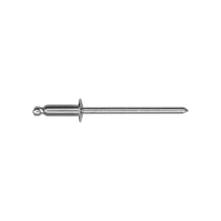 Auveco Panel Blind Stainless Steel Rivet 1/8in Diameter 3/16in-1/4in Grip, 50PK 19060