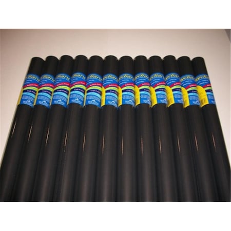 Riteco Raydiant Fade Resistant Art Rolls Black 24 In. X 12 Ft. 12 Pack, 12PK 80141
