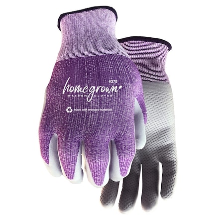 Watson Gloves Homegrown M Polyester Knit Karma Purple Gardening Gloves 375-M