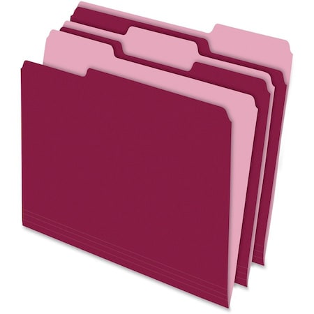 Pendaflex FOLDER, FILE, LTR, 1/3, BY/LTBY, 100PK 15213BUR