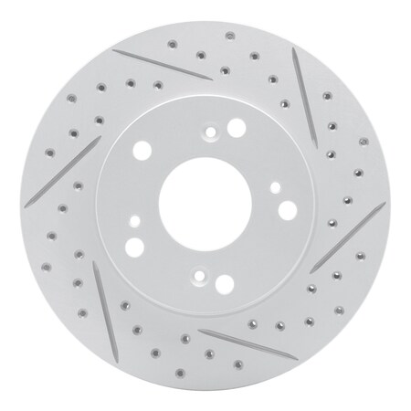 Dynamic Friction Co DFC Geoperformance Rotor - Drilled and Slotted 830-59030R