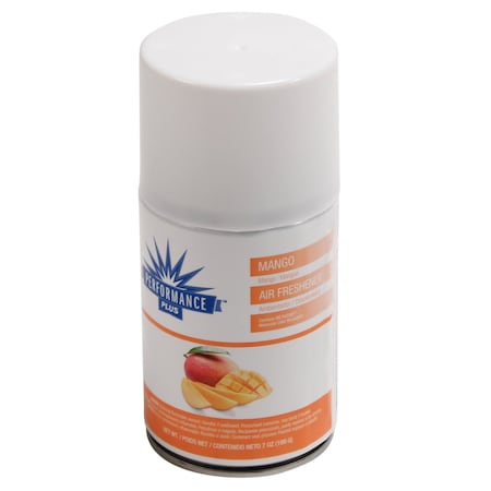 Performance Plus Metered Aerosol Mango 7 oz Can Air Freshener, 12PK PPMAM-01