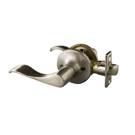 Design House Stratford 6 Way Latch Passage Door Knob- Satin Nickel 727941