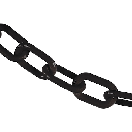 Mr. Chain 2" x 200' Black Heavy Duty Plastic Safety Chain 51003-200