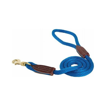 Tandy Leather Factory Leather Brothers British Slip Loop Rope Leads for Dogs Blue, 3PK 3604-2