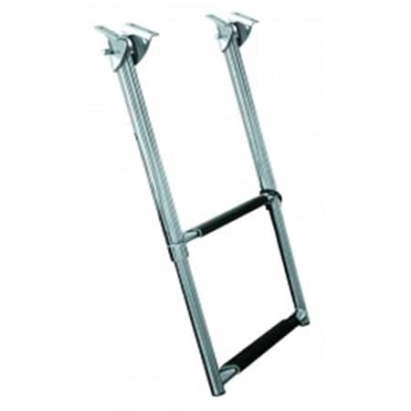 Jif Marine 3-Step Under Platform Telescoping Ladder, Stainless 316 EXF3