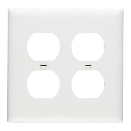 Pass & Seymour Wht2G 2Dplx Wall Plate TP82WCC30