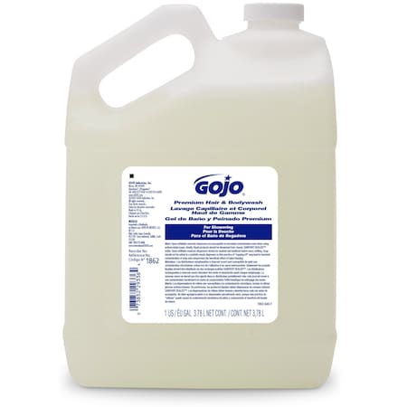 Gojo Body Wash/Sham Combo, 1 gal, Waterfall, PK4 1862-04