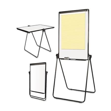 Toys4.0 Folds-to-a-Table Melamine Easel, 28.5 x 37.5 in., White TO706782