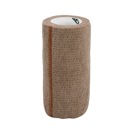 Neogen Ideal SyrFlex Series Cohesive Flexible Bandage, 5 yd L, 4 in W, Natural TA3400NAT-E