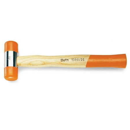 Beta 1390 35mm Diameter Soft Face Hammer, Wooden Handle 1390 35