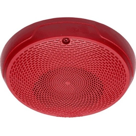 System Sensor Speaker, Speaker Strobe, Red SPCRL