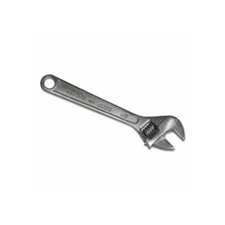 Anchor Brand Adjustable Wrench, 24 in L, 2-7/16 in Opening, Chrome Plated 103-01-024