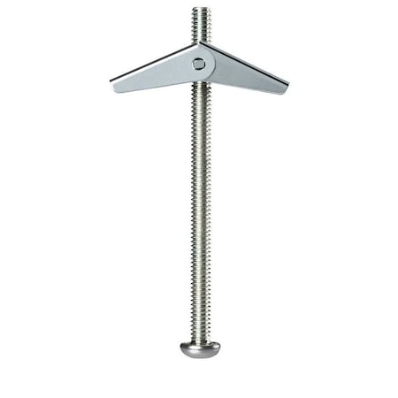 Cobra Anchors Spring Toggle Bolt, 4 in L, Steel, 118 lb 096Y