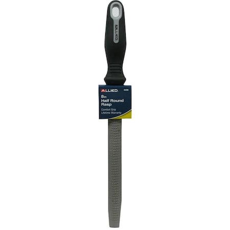 Allied 8 in. Half Round Rasp with Handle 63206