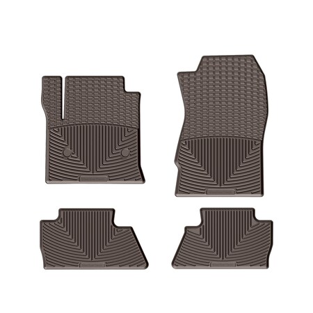 Weathertech Cocoa, Front and Rear All Weather Floor Mats W309CO-W311CO