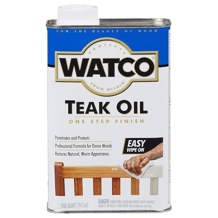 Watco Qt 67141 Clear Teak Oil Finish A67141