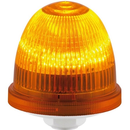 Federal Signal StreamLine Low Profile LED Light, 90-240VAC, Amber, 4 Flash Pattern LP22LED-090-240A